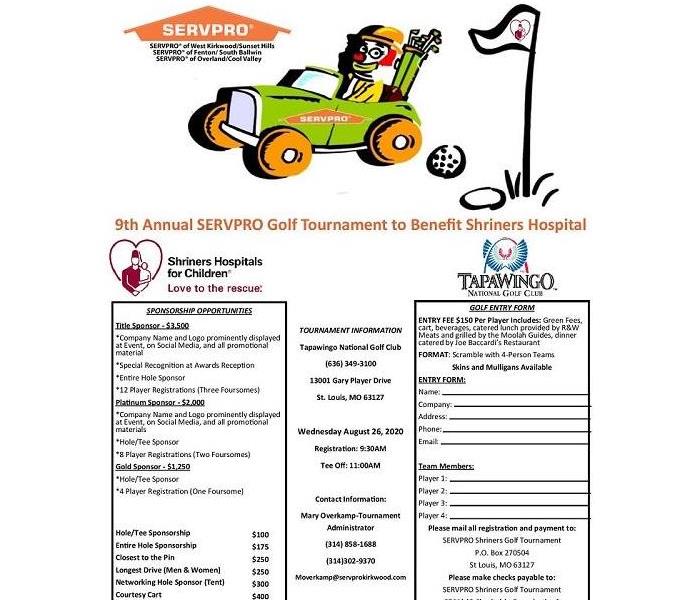 9th Annual Golf Tournament - August 26, 2020